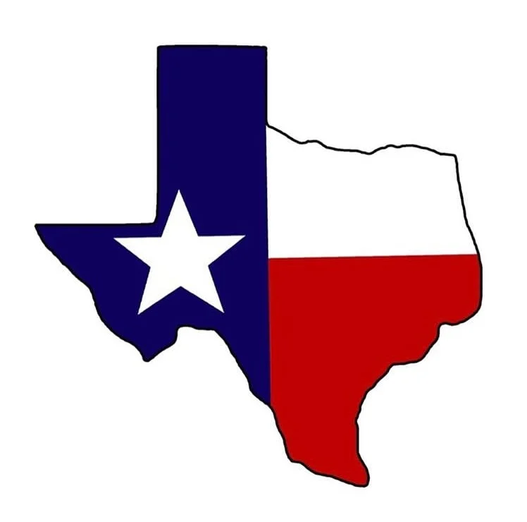Texas map shape