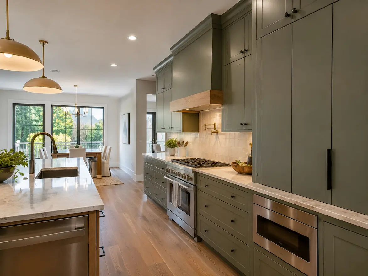 Green Kitchen Cabinets When This Color Choice Works in a Remodel By Lone Star Remodeling And Construction