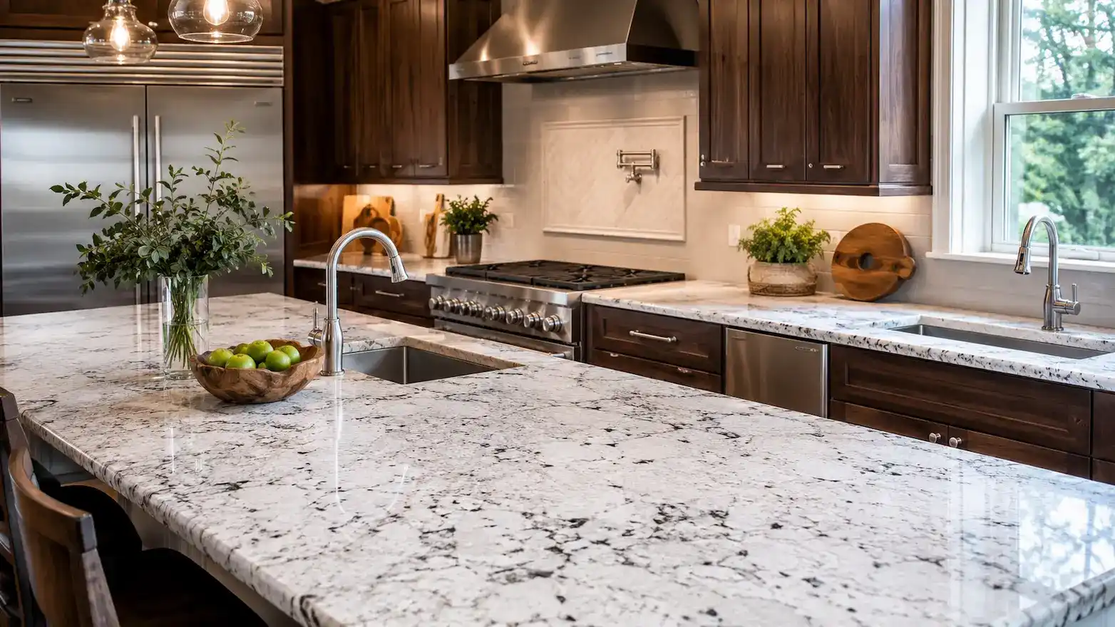 White Granite Countertops_ When They Fit a Kitchen Remodel-By-Lone Star